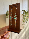 “The Golden Collection”  Chandeleir Handmade Gold Plated Beaded Earrings