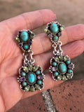 The Royalty Handmade Sterling Silver & Multi Stone Dangle Earrings