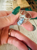 Navajo Variscite & Sterling Silver Ring Size 9.5