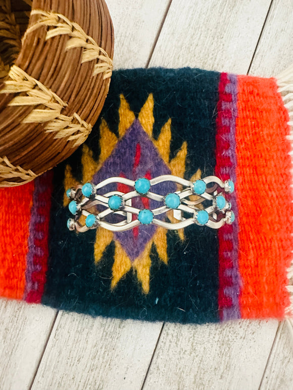 Navajo Turquoise & Sterling Silver Cuff Bracelet