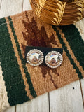 Navajo Sterling Silver Stud Earrings 1.25”