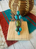 Navajo Turquoise & Sterling Silver Adjustable Statement Ring