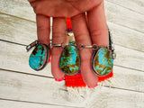 Navajo Sterling Silver & Royston Turquoise Necklace Set by Jacqueline Silver