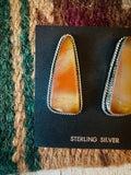 Navajo Jasper Sterling Silver Post Earrings Signed