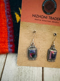 Navajo Pink Dream Mojave & Sterling Silver Dangle Earrings