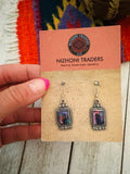 Navajo Pink Dream Mojave & Sterling Silver Dangle Earrings