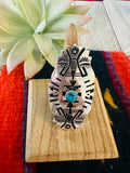 Navajo Sterling Silver & Turquoise Adjustable Ring by Richard Singer