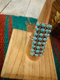 Zuni Sterling Silver & Turquoise Snake Eye Ring