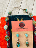 Navajo Sterling Silver & Royston Turquoise Necklace Set by Jacqueline Silver