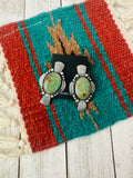 Navajo Royston Turquoise & Sterling Silver Post Earrings