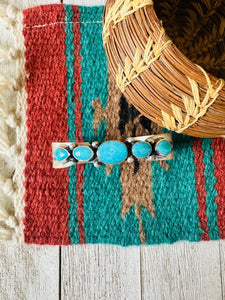 Navajo Turquoise & Sterling Silver Cuff Bracelet