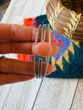 Navajo Queen Pink Conch Shell & Sterling Silver Cuff Bracelet