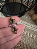 Beautiful Handmade Rhodonite And Sterling Silver Adjustable Ring