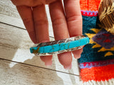 Old Pawn Navajo Sterling Silver & Turquoise Cuff Bracelet