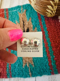 Navajo Sterling Silver Stud Earrings