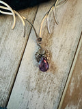 Navajo Sterling Silver & Amethyst Necklace