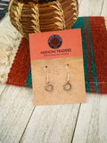 Navajo Sterling Silver Ring Dangle Earrings