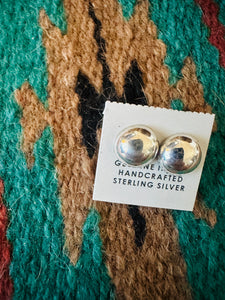 Navajo Sterling Silver Stud Earrings