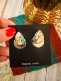 Navajo Spice & Sterling Silver Post Earrings