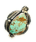 Navajo Royston Turquoise & Sterling Silver Ring Size 8.5