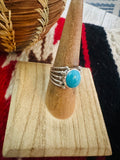 Navajo Sterling Silver & Turquoise Ring Size 7