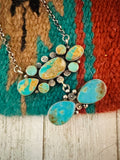 Navajo Sterling Silver & Royston Turquoise Necklace by Jacqueline Silver