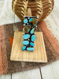 Navajo Royston Turquoise & Sterling Silver Adjustable Ring by Jacqueline Silver