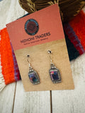 Navajo Pink Dream Mojave & Sterling Silver Dangle Earrings