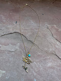 “The Golden Collection” Handmade Gold Plated Flower Necklace Style 2