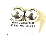 Navajo Sterling Silver Stud Earrings