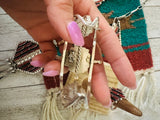 Zuni Sterling Silver & Coral Necklace Set