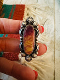 Navajo Sterling Silver & Purple Spiny Ring