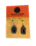 Navajo Pink Dream Mojave & Sterling Silver Dangle Earrings