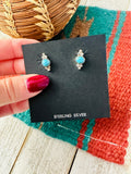 Navajo Turquoise and Sterling Silver Stud Earrings