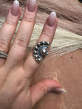 Beautiful Handmade Sterling Silver Adjustable Ball Ring