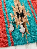 Handmade Black Onyx & Sterling Silver Dangle Earrings Signed Nizhoni