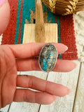 Navajo Turquoise & Sterling Silver Adjustable Ring