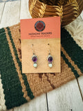 Navajo Amethyst, Opal & Sterling Silver Dangle Earrings