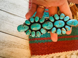 Navajo Sterling Silver & Kingman Turquoise Ring Size 6