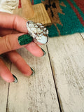 Navajo Variscite & Sterling Silver Ring Size 7.75