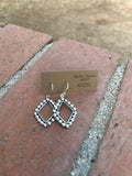 Handmade Sterling Silver Ball Dangle Earrings Signed Nizhoni