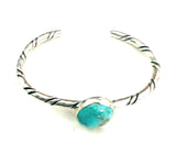 Navajo Turquoise & Sterling Silver Cuff Bracelet