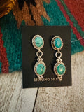 Navajo Turquoise & Sterling Silver Dangle Earrings