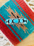 Navajo Kingman Turquoise & Sterling Silver Cuff Bracelet