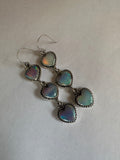 Handmade Opal and Sterling Silver Handmade Dangles