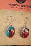 Navajo Pink Dream Mojave & Sterling Silver Dangle Earrings