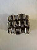 Incredibile Navajo Sterling Silver Cuff Bracelet Signed