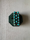 “Lone Ranger” Beautiful Handmade Turquoise And Sterling Silver Adjustable Ring