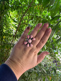 “Pretty in Pink” Beautiful Handmade Pink Conch And Sterling Silver Adjustable Ring