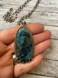 Navajo Turquoise And Sterling Silver Necklace